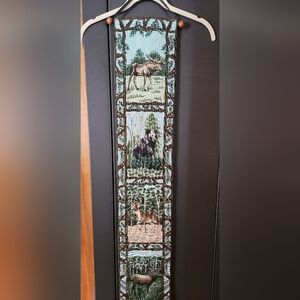 Nature-Themed Tapestry Wall Hanging